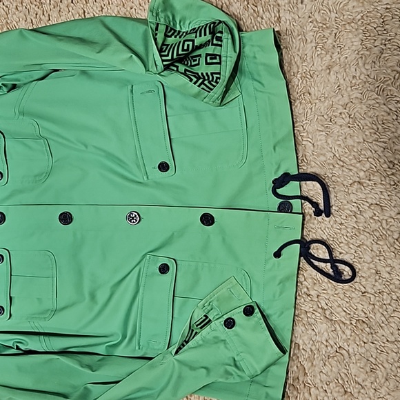 TORY BURCH GREEN JACKET    SIZE 8 - Picture 5 of 6